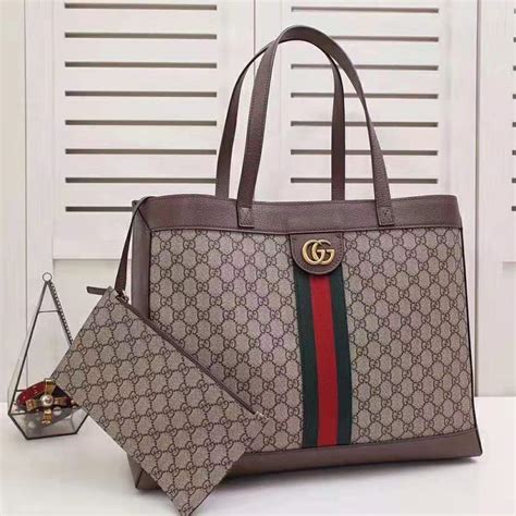 gucci reversible tote large replica|gucci canvas tote beige ebony.